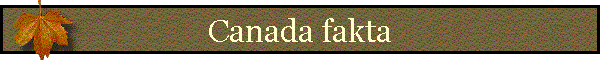 Canada fakta